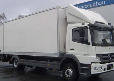 Kühlaufbau zum Fruchttransport