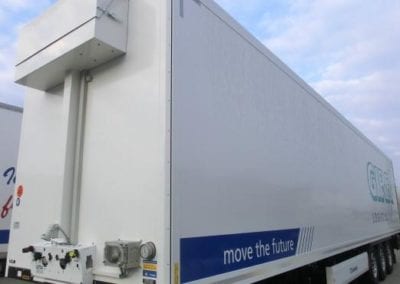 Sattelauflieger mit Heizungsanlage