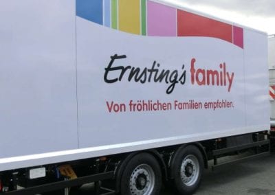 Trockenfrachtaufbau als Zugsystem