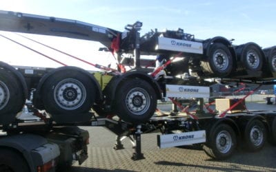 Beschriftung Container-Chassis