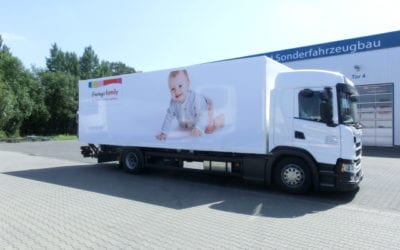 Plywoodaufbau für den Kleidertransport