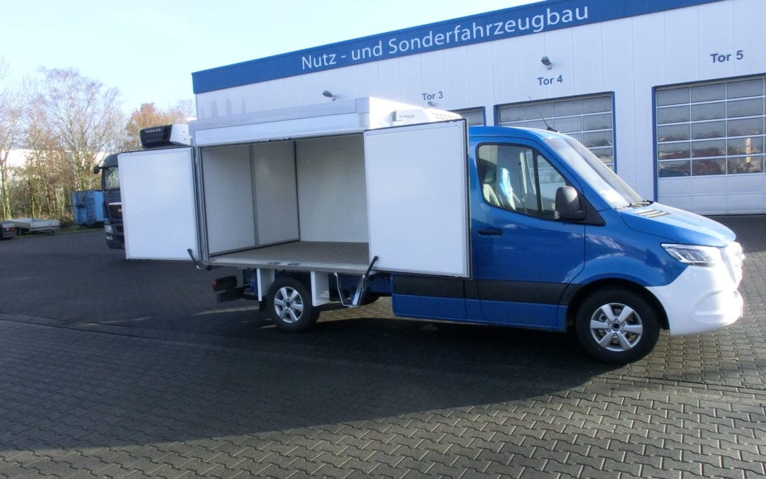 Kühlaufbau auf MB Sprinter 319 CDI