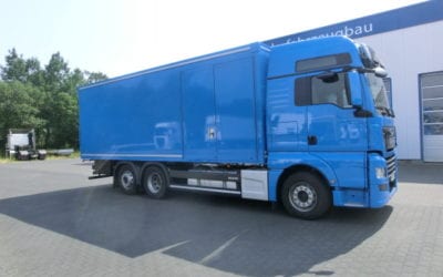 Aufbau für mobile Werkstatt