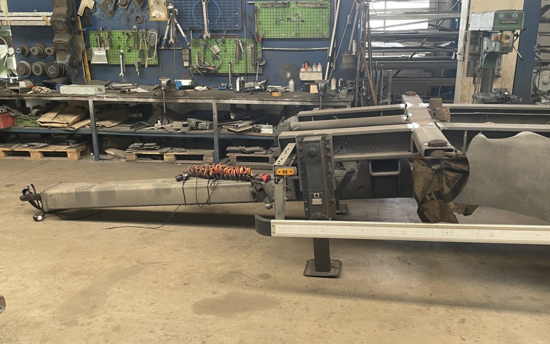 Reparatur Anhänger-Chassis