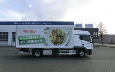 Tiefkühlaufbau SLTK auf MAN